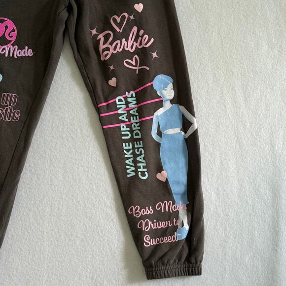 Barbie Girls Jogger Sweatpants Size 7/8 Barbie Pictures - Picture 3 of 7